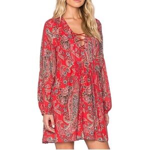 Free people rain or shine mini dress